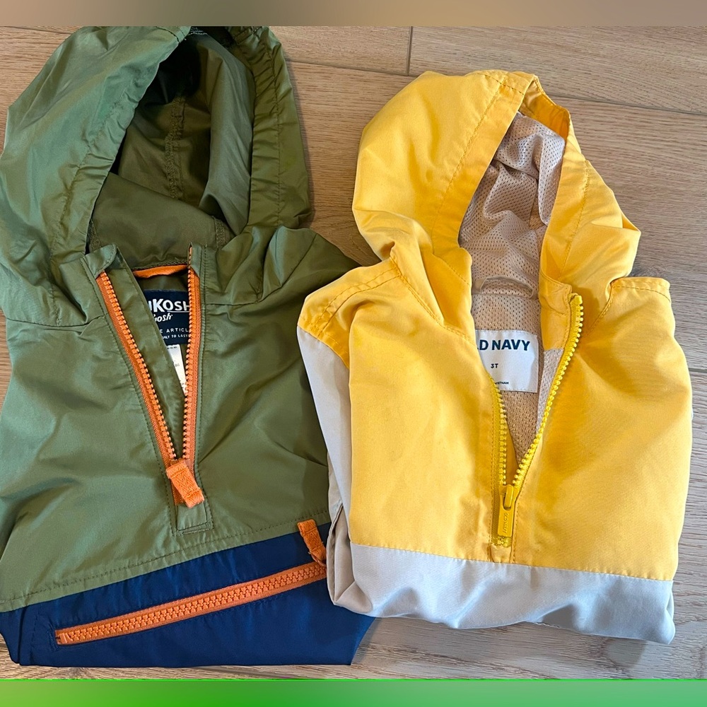 2 Toddler Windbreakers